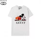 homem gucci t-shirt gg high quality mickey mouse blanc ggcu36450,v neck gucci t-shirts